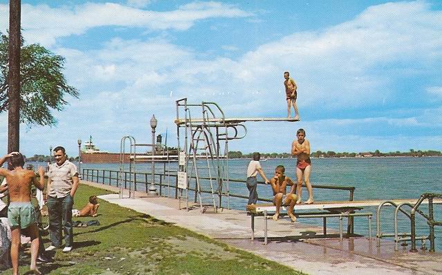 St Clair River Marine City (newer photo)